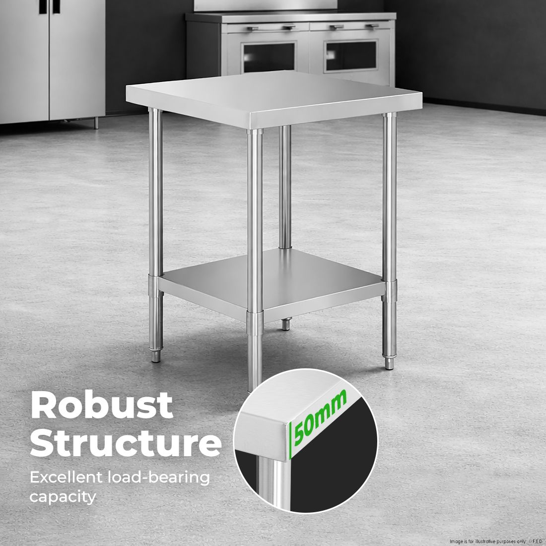 Modular Systems Stainless Steel Workbench WB7-0600/A