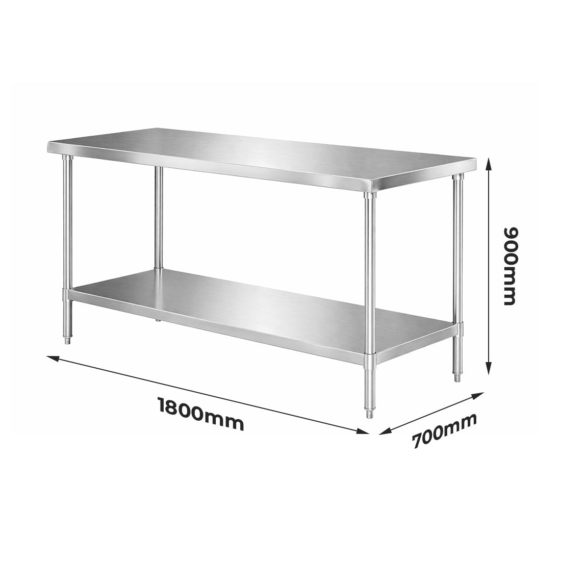 Modular Systems Stainless Steel Workbench WB7-1800/A