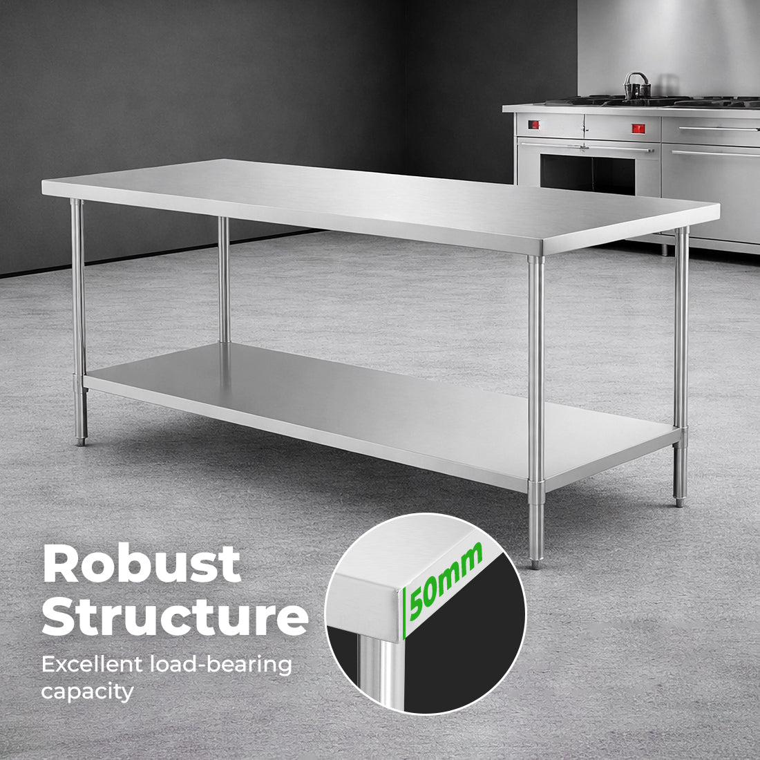 Modular Systems Stainless Steel Workbench WB7-1800/A