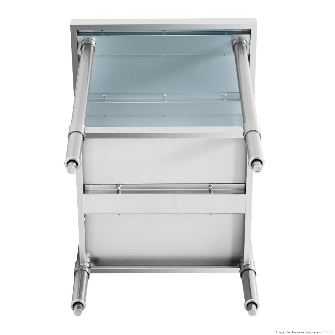 Modular Systems Workbench With Splashback WBB6-0600/A