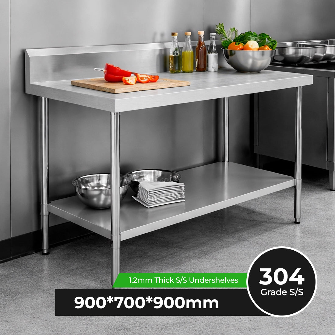 Modular Systems Workbench With Splashback WBB7-0900/A