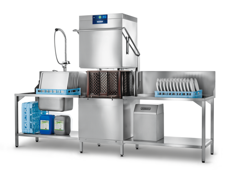 Hobart PROFI Wide W/ Vapostop, Drain Heat Recovery & Auto Hood Lift - AMXXL-VRHL/C