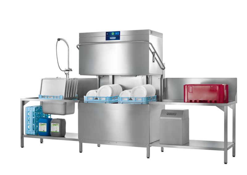 Hobart PROFI Twin W/ Vapostop & Auto Hood Lift - AMXT-VHL/C