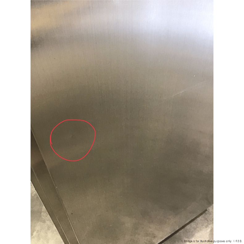 CLEARANCE - FED-X S/S Single Full Door Upright Freezer - XURF600SFV-QLD304