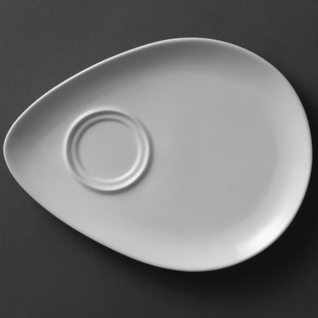 Olympia Whiteware Snack Plates 240mm (12 Pack) - Y102