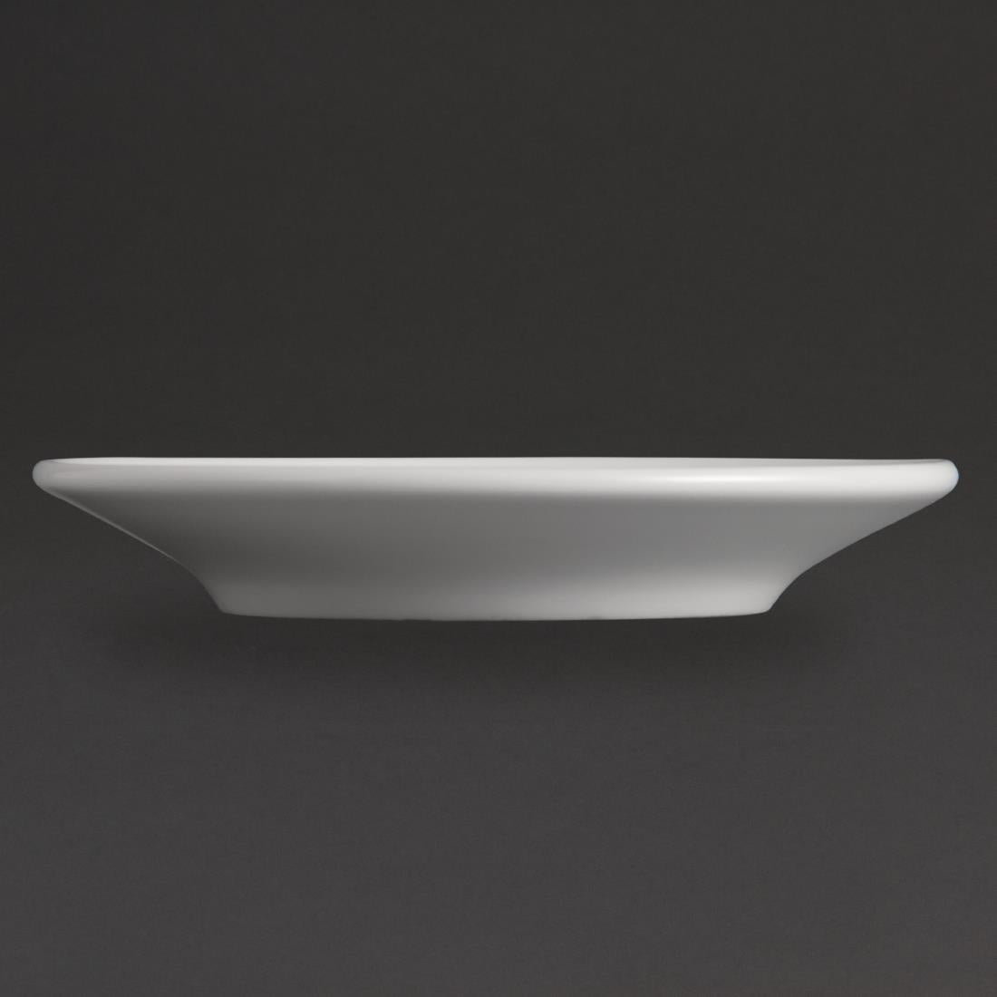 Olympia Whiteware Espresso Saucers 120mm (12 Pack) - Y112