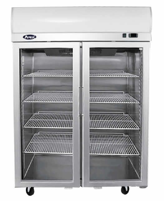 Commercial Glass Door Fridges Double Door Lightbox | Atosa | YCF9402