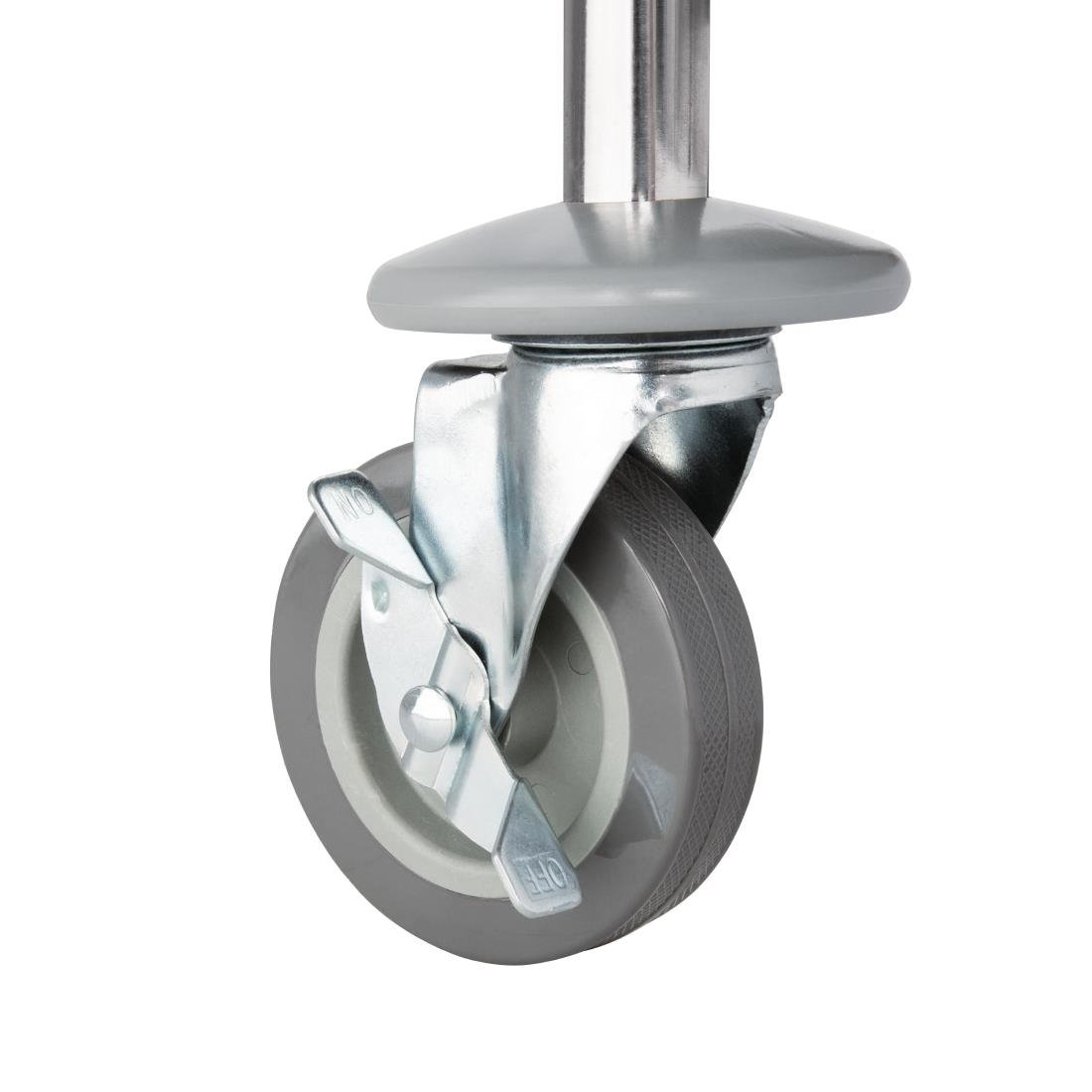 Vogue Stainless Steel 2 Tier Clearing Trolley Small - F996