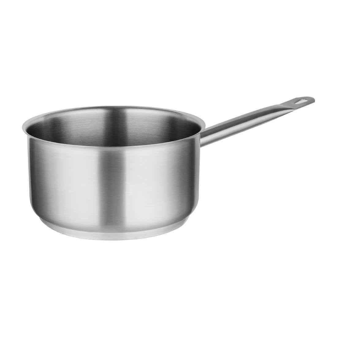 Vogue Stainless Steel Saucepan 8Ltr - M946