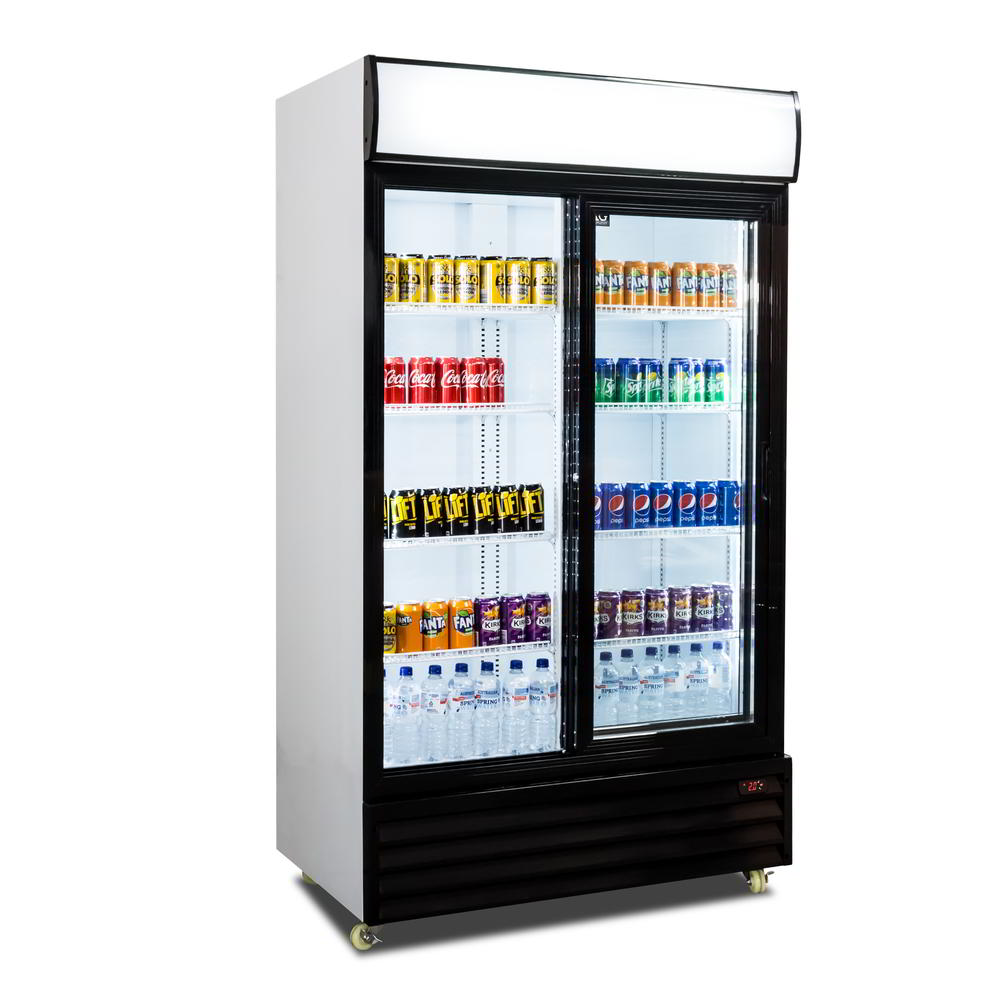 AG 1000L Fridge Glass Sliding Doors CU1000TNG-SD