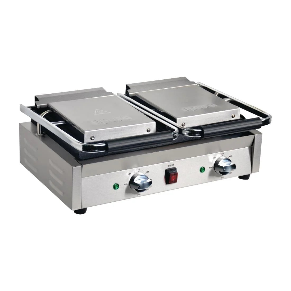 Apuro Bistro Double Ribbed Contact Grill - DY994-A