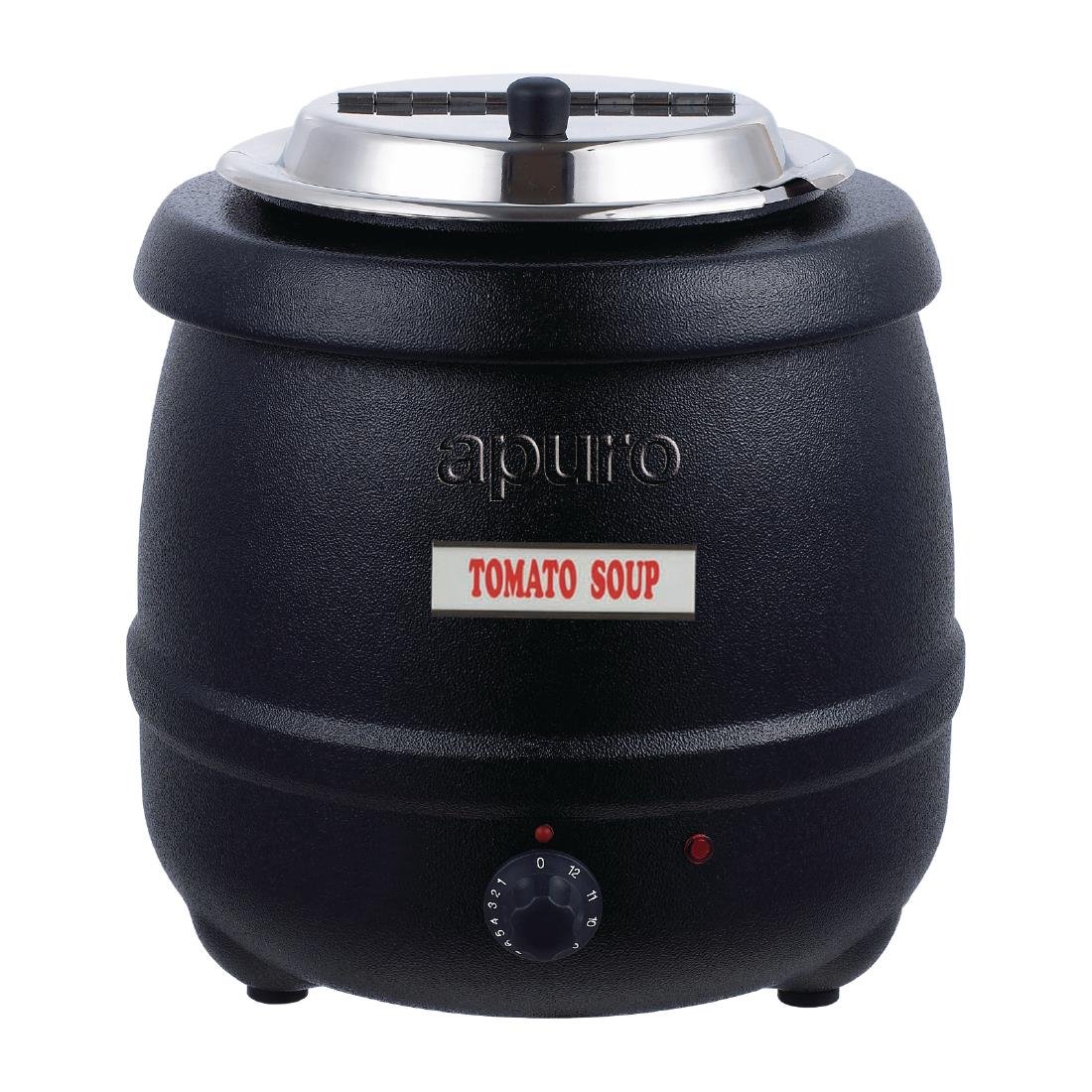 Apuro Black Soup Kettle 10Ltr - L715-A