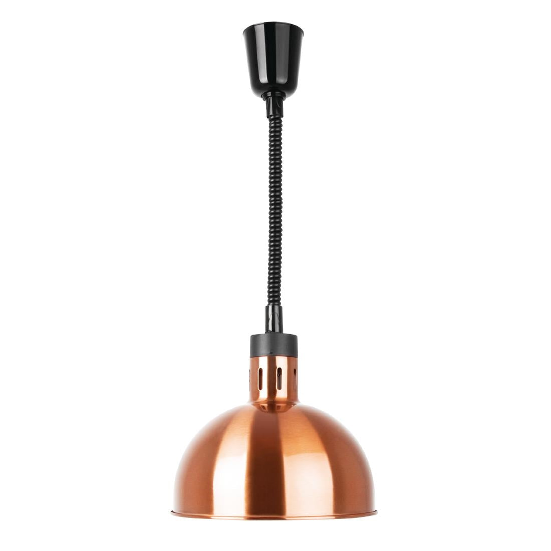 Apuro Retractable Dome Heat Lamp Shade Copper Finish - DY460-A