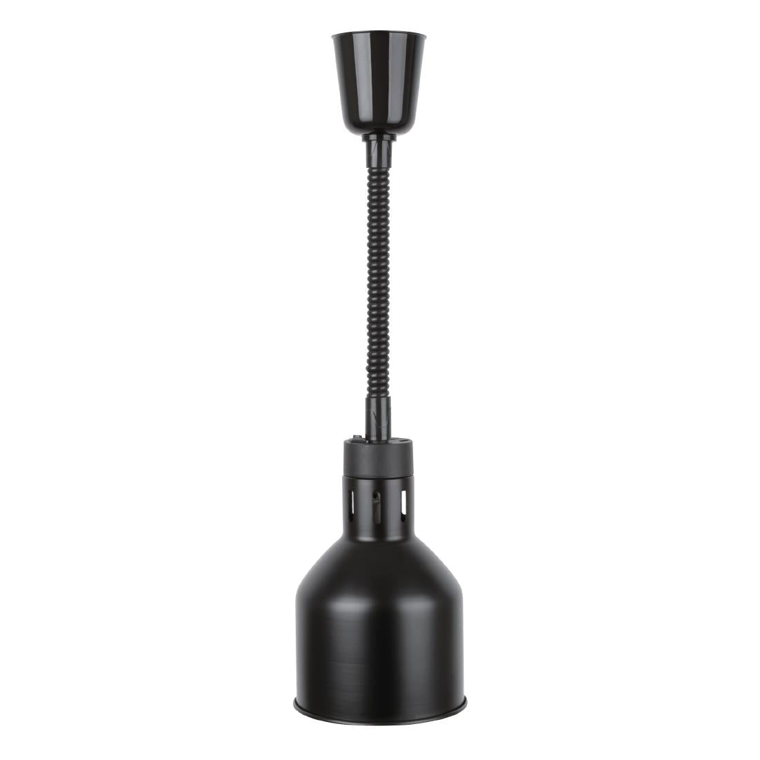Apuro Retractable Heat Lamp Shade Matt Black Finish - DR759-A