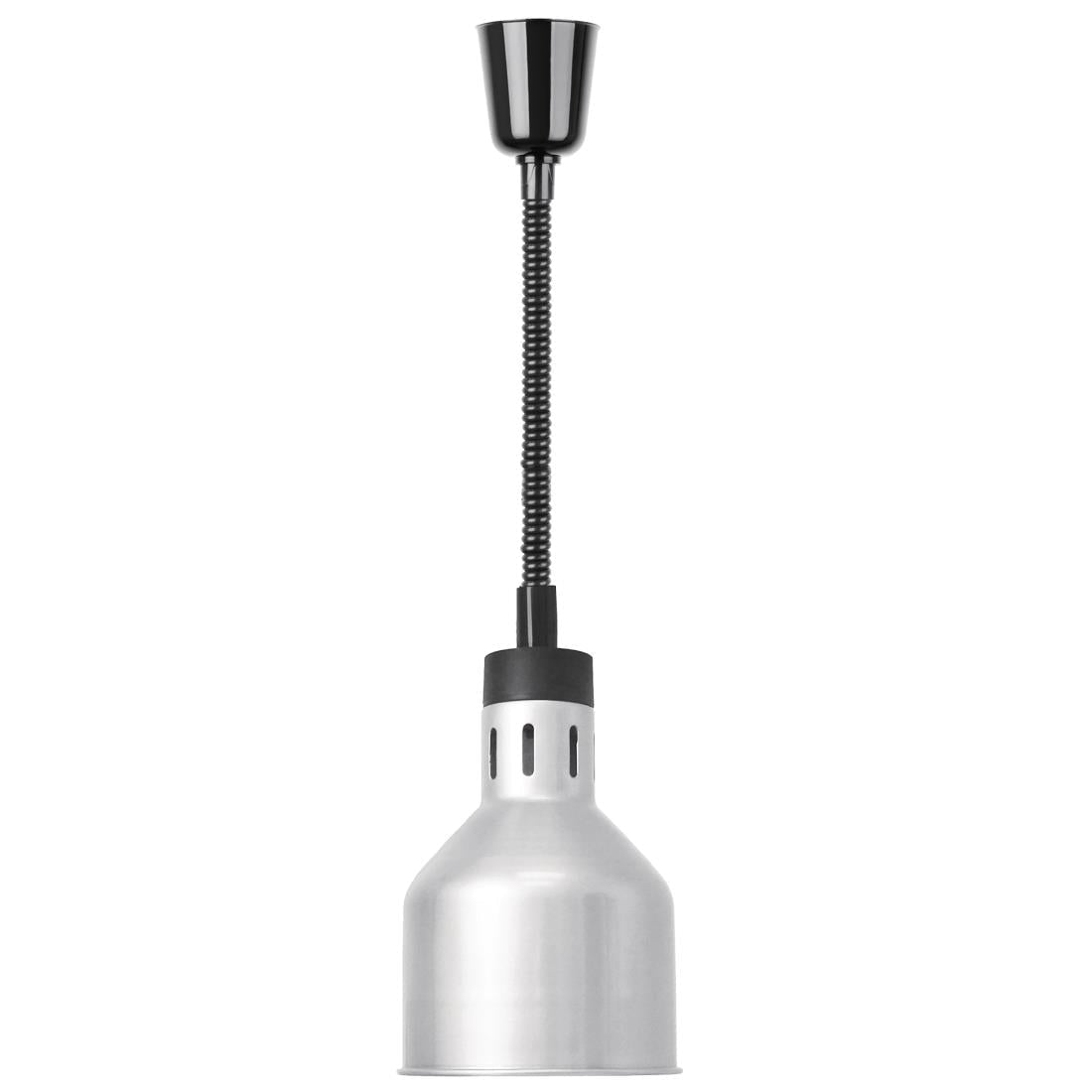 Apuro Retractable Heat Lamp Shade Silver Finish - DR758-A