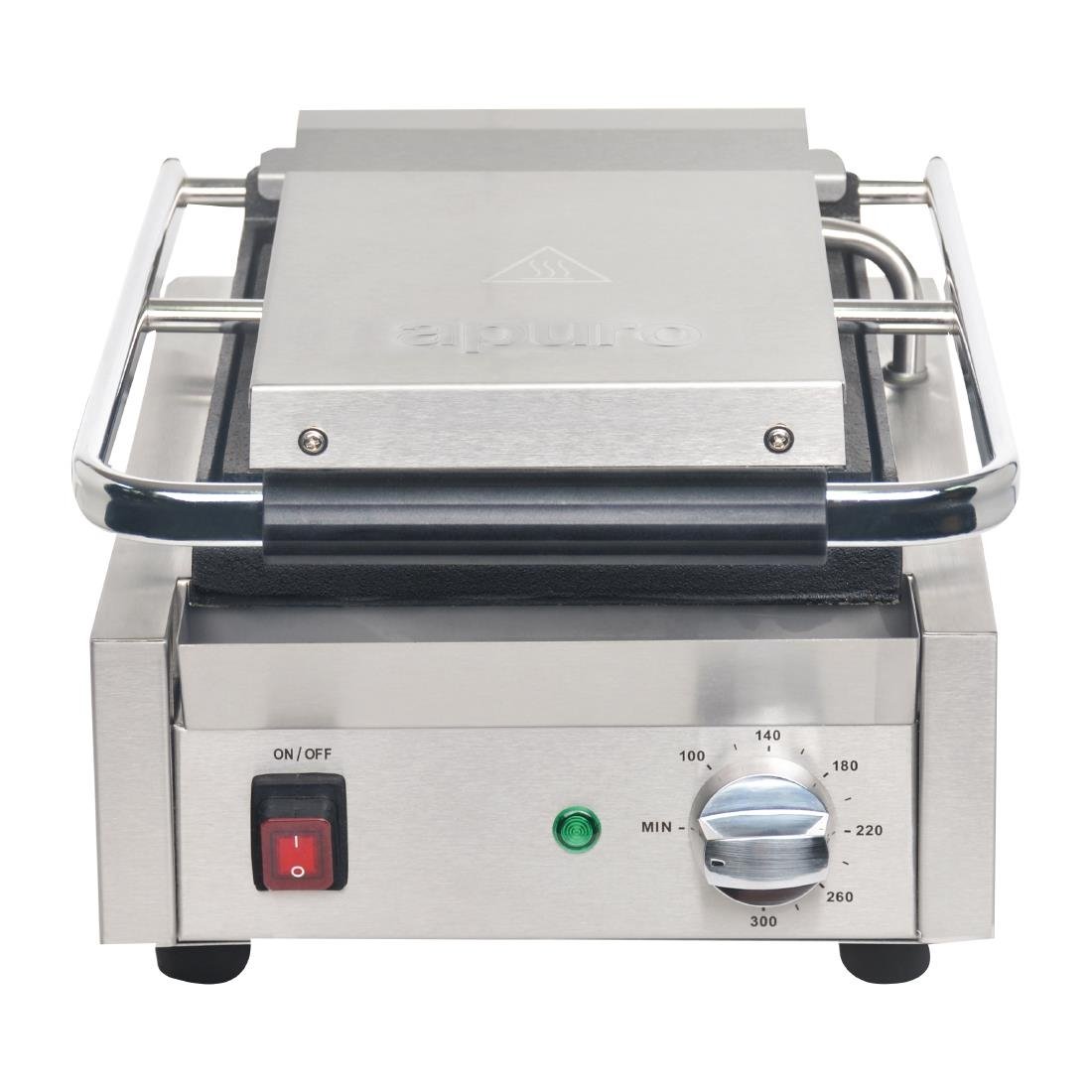 Apuro Single Contact Grill Flat Plates - DY996-A