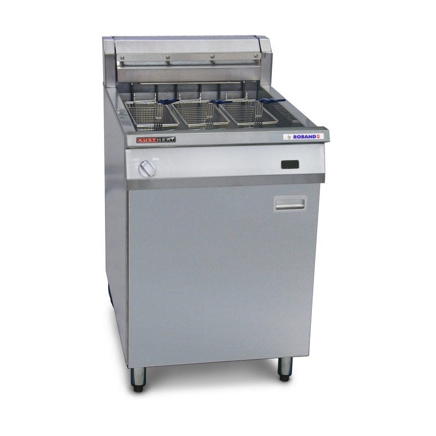 Austheat Freestanding Electric Fryer rapid recovery, 3 baskets - AF813R
