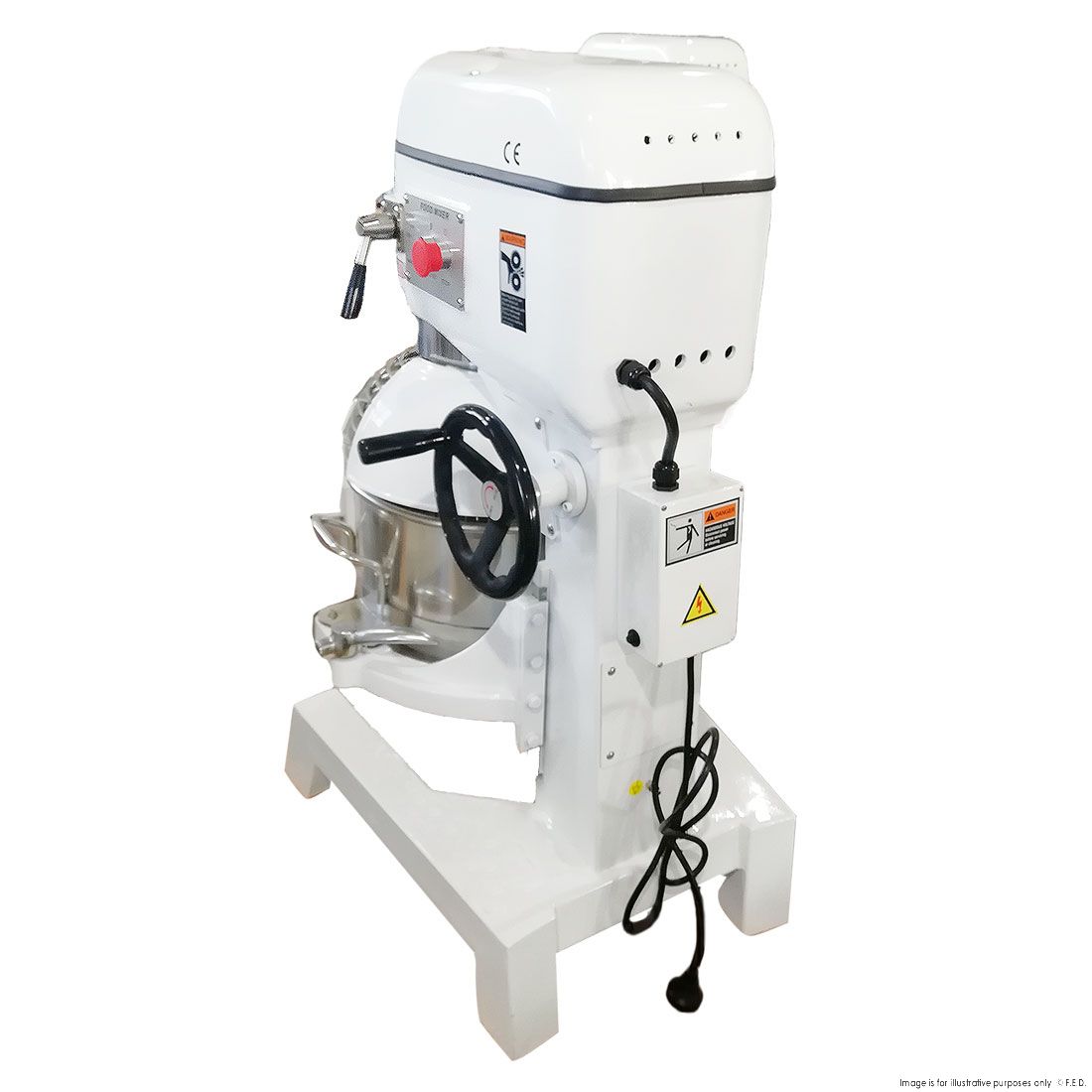 Yasaki 40 Litre Belt Drive Three Speed Mixer B40KG