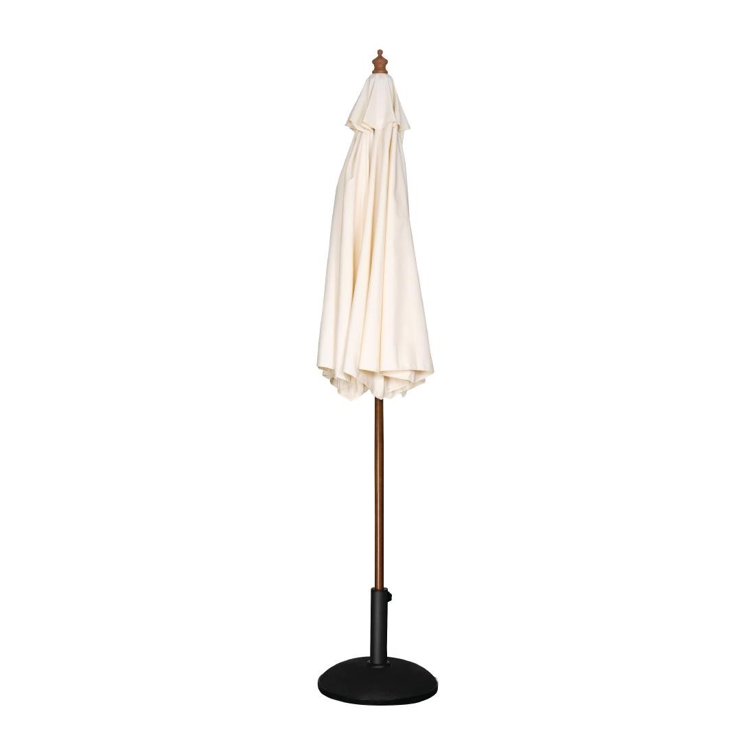 Bolero Round Outdoor Umbrella 2.5m Diameter Cream - CB513