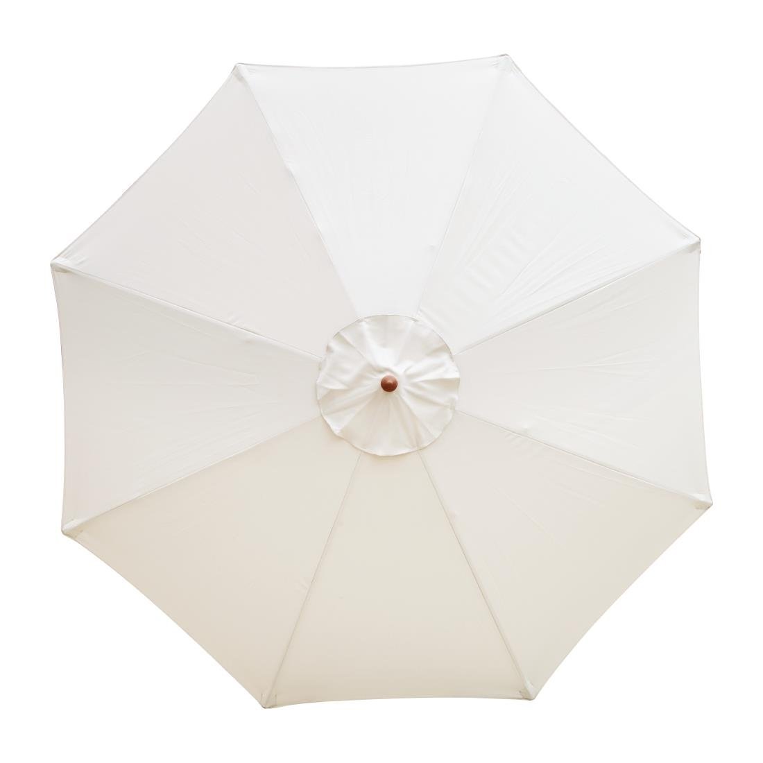 Bolero Round Outdoor Umbrella 2.5m Diameter Cream - CB513