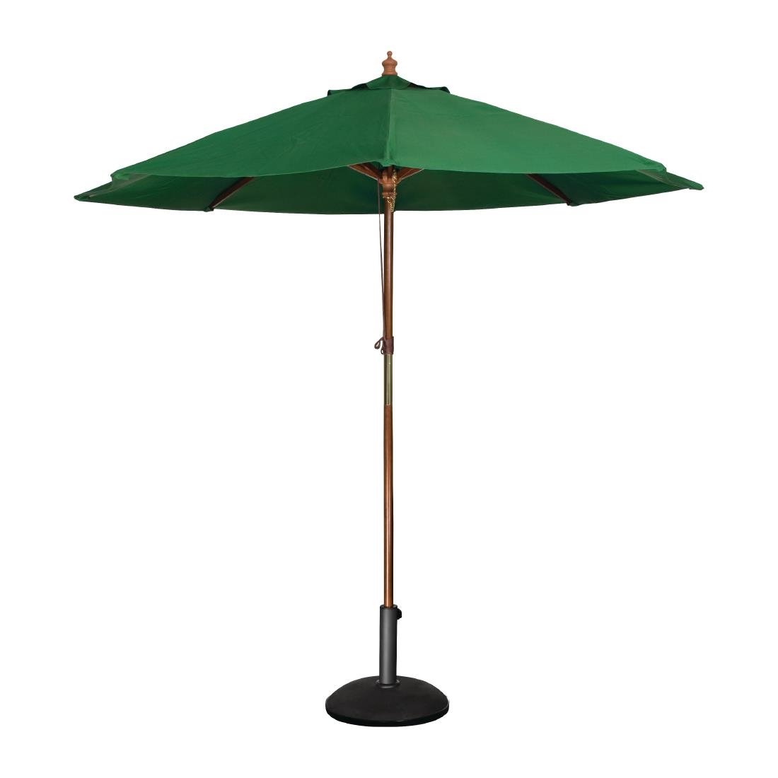 Bolero Round Outdoor Umbrella 3m Diameter Green - CB515