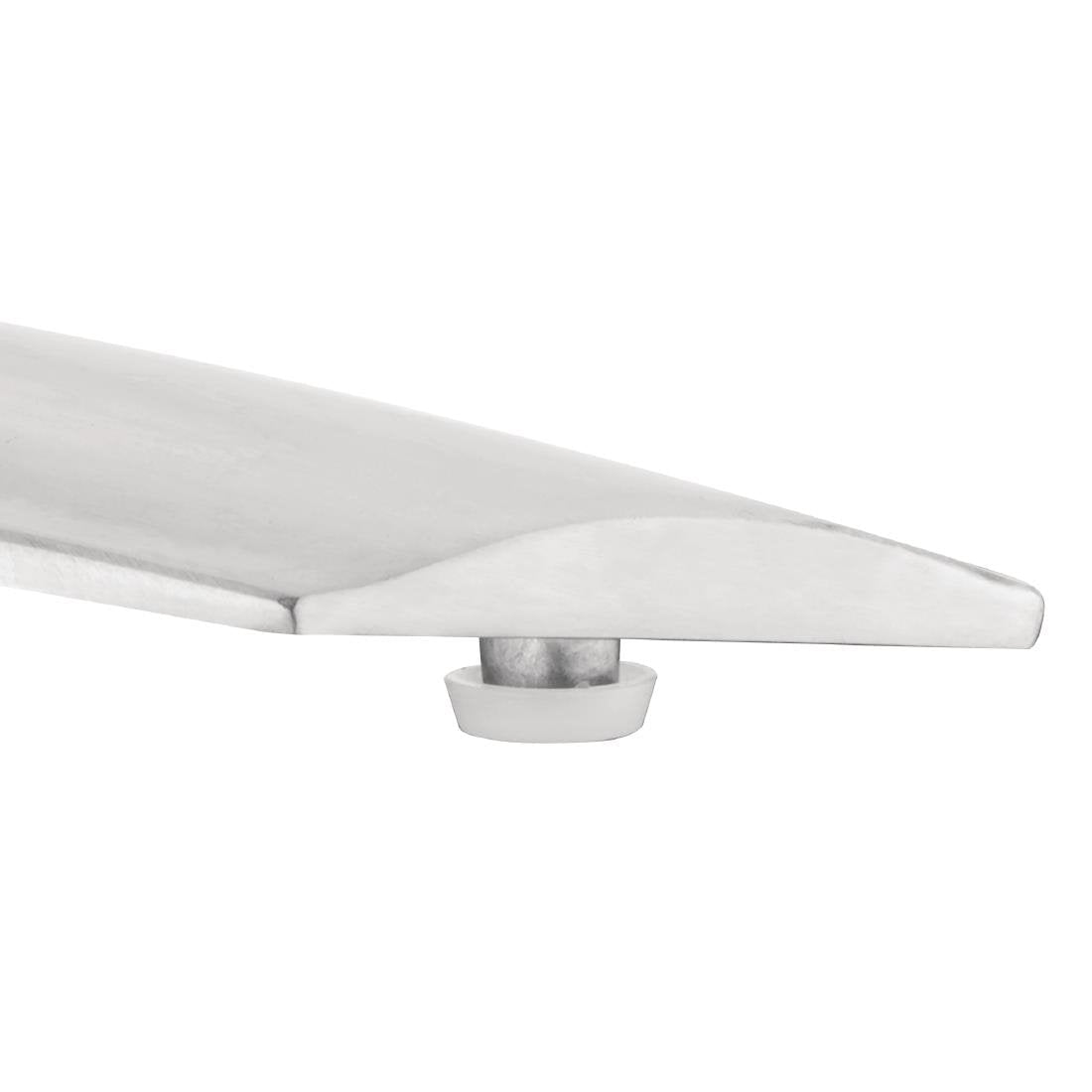 Bolero Square Flip-Top Table Stainless Steel 600mm - CG838