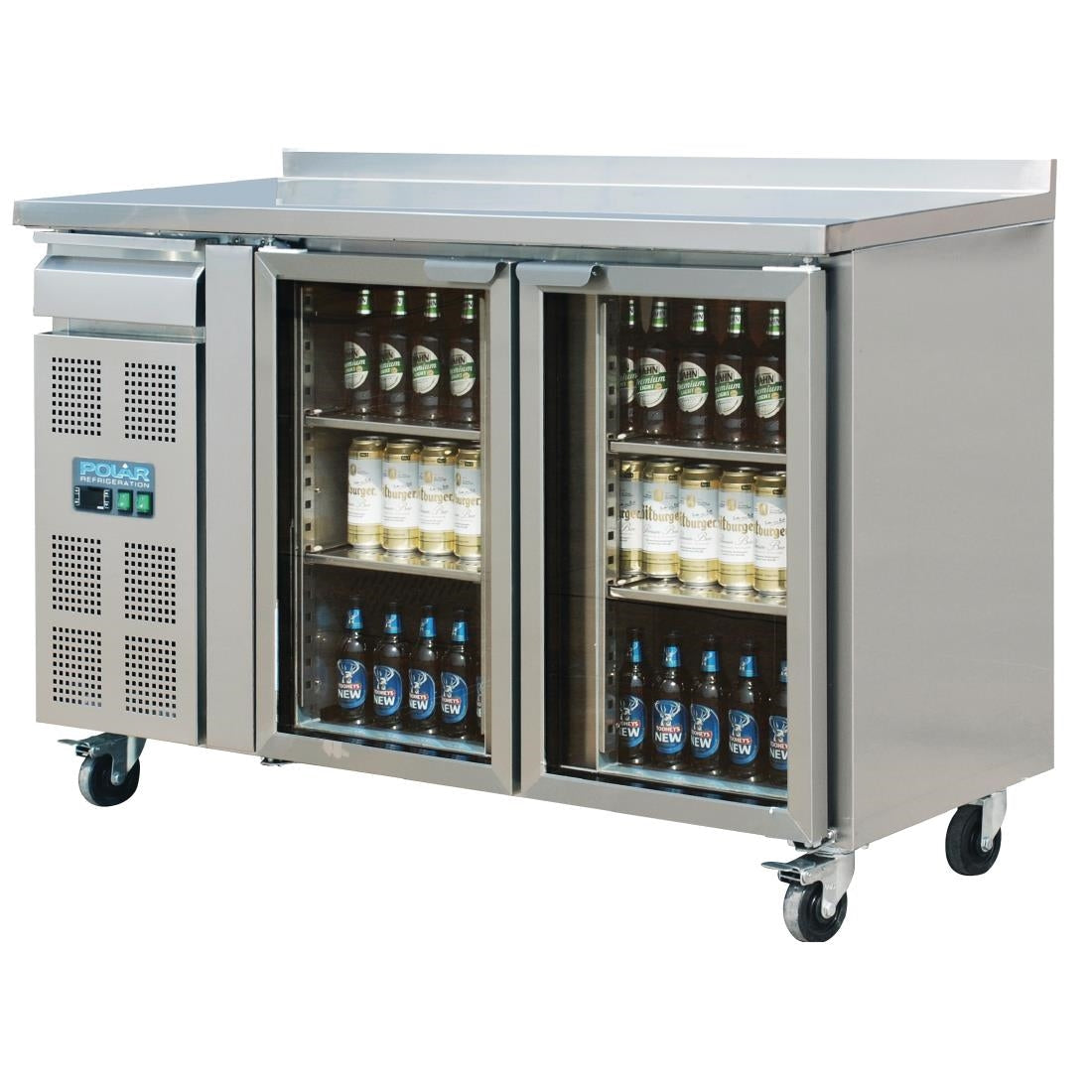 Polar U-Series 2 Door Premium Bar Fridge 366Ltr - CK490-A