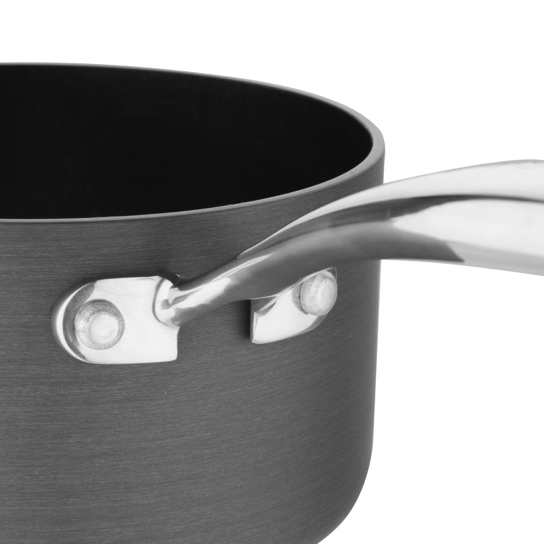 Vogue Anodised Aluminium Non Stick Sauce Pan 180mm - CP764