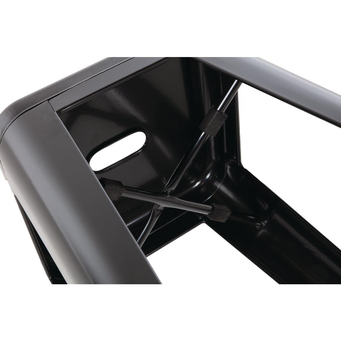 Bolero High Metal Bar Stools Black (Pack of 4) - DL881