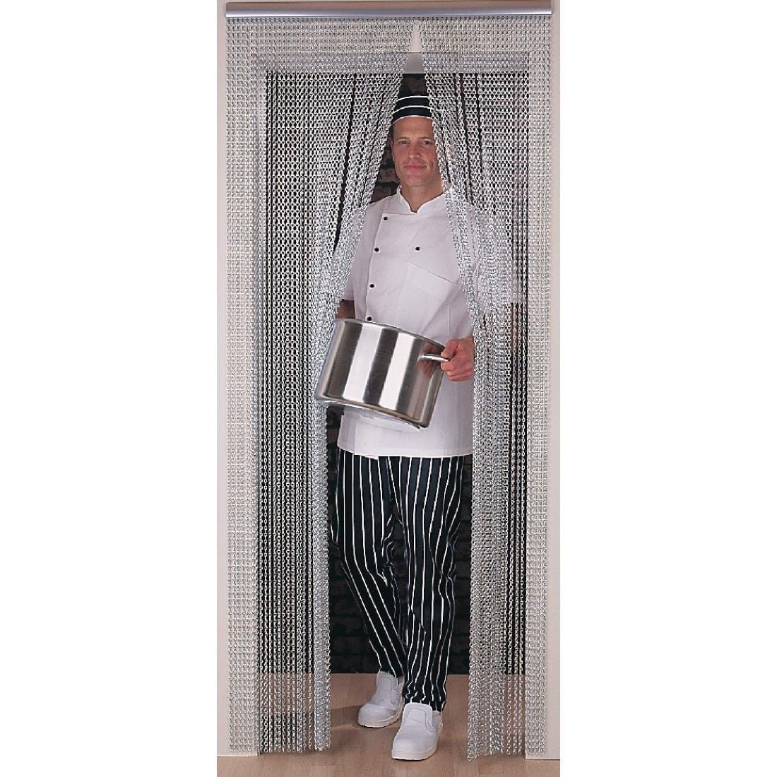 Chain Door Fly Screen - F129