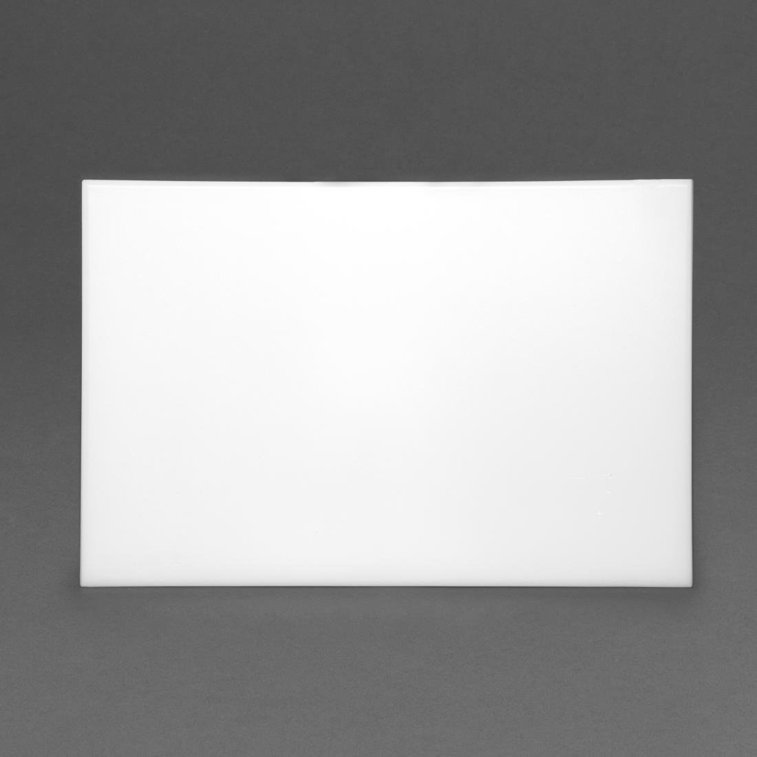 Hygiplas Antibacterial High Density Chopping Board White - 455x305x12mm - F157