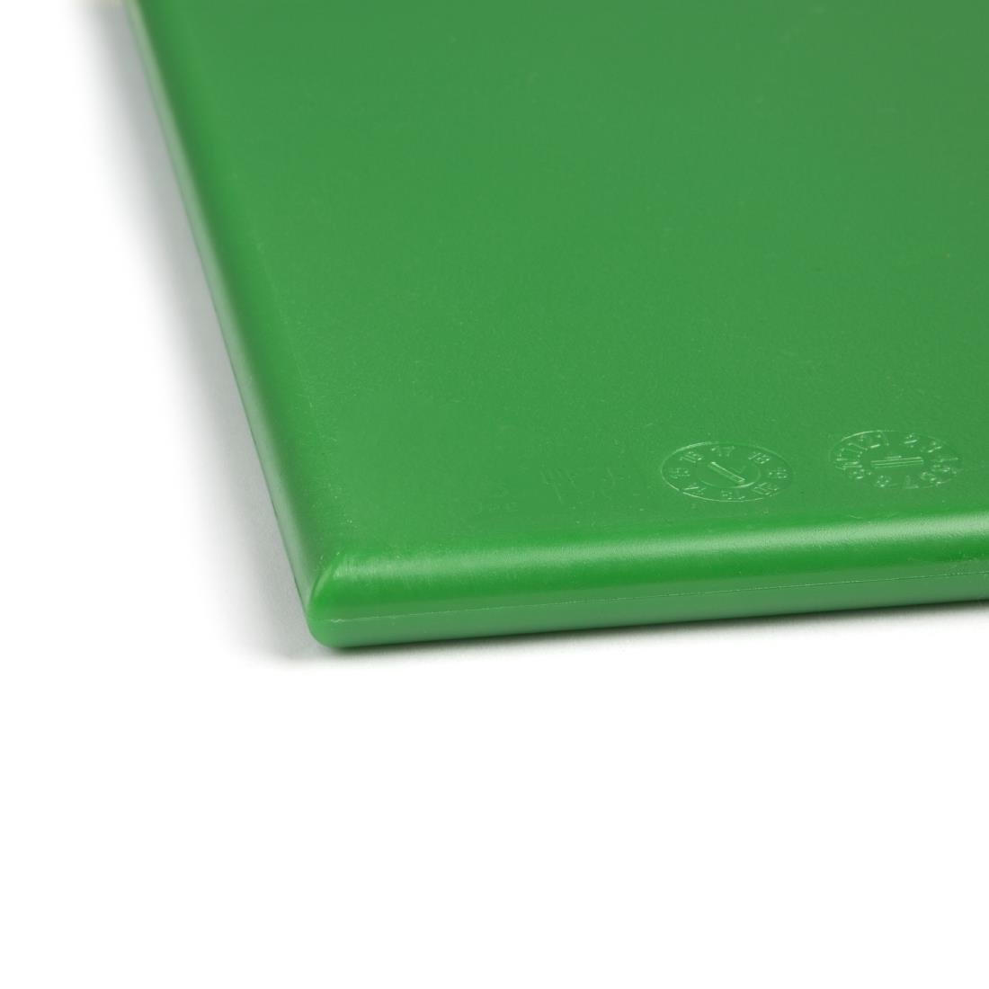 Hygiplas Antibacterial High Density Chopping Board Green - 455x305x12mm - F158