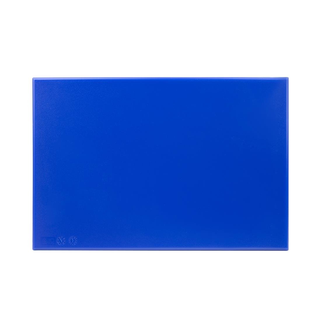 Hygiplas Antibacterial High Density Chopping Board Blue - 455x305x12mm - F159