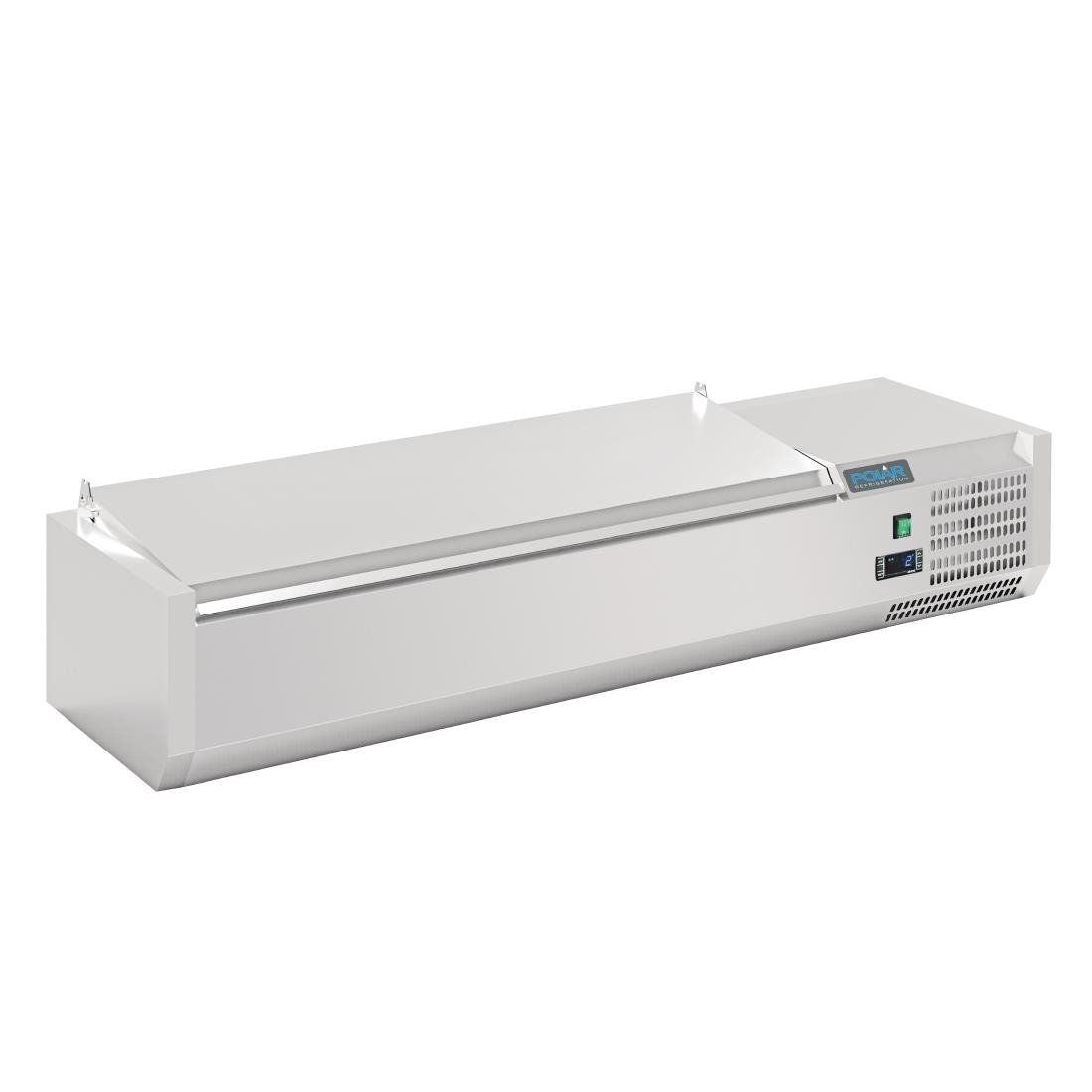 Polar G-Series Countertop Prep Fridge with Lid 5x 1/4GN - FA854-A