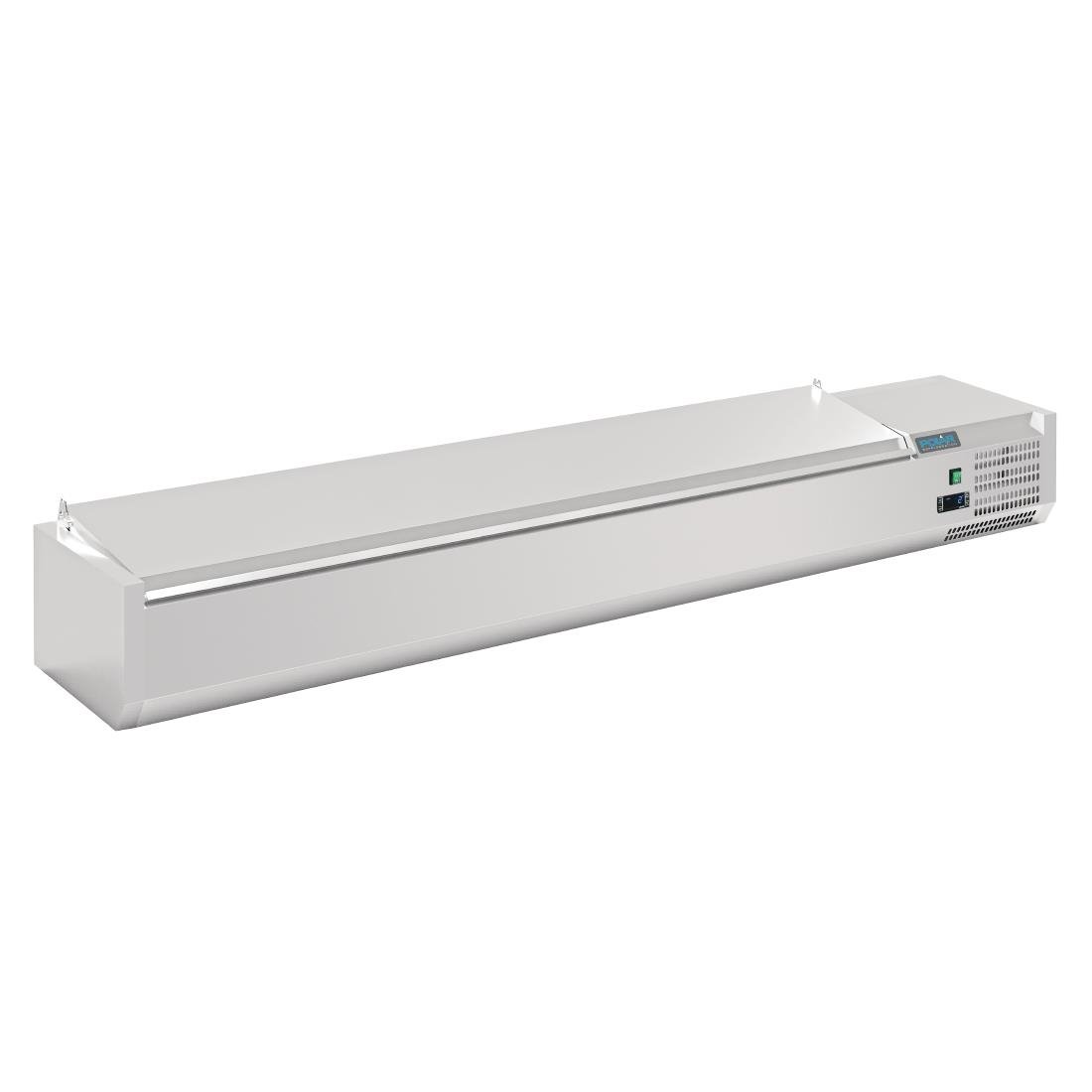 Polar G-Series Countertop Prep Fridge with Lid 10x 1/4GN - FA857-A