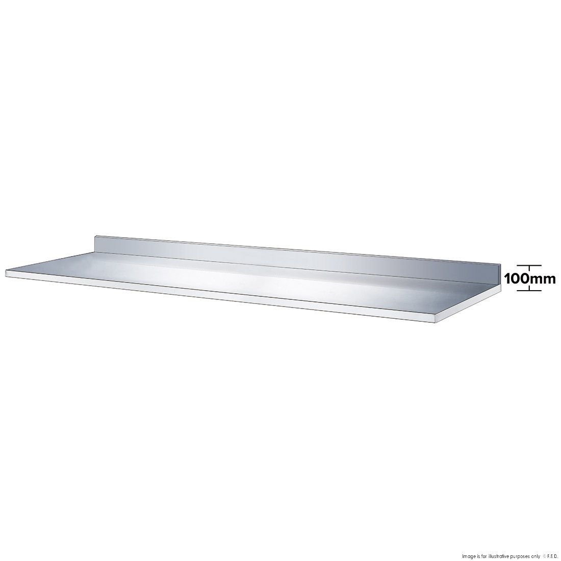 FED-X Optional Splashback Top XUB64-WBB