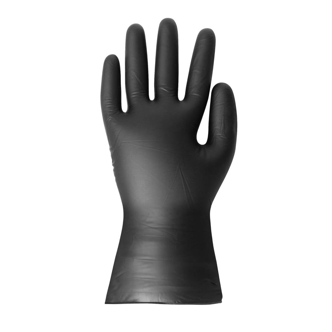 Hygiplas Vinyl Black Powder Free Glove L - pack 100 - FJ748-L