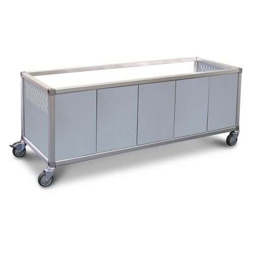 Roband Food Bar and Bain Marie Trolley, 6 pans size - ET23