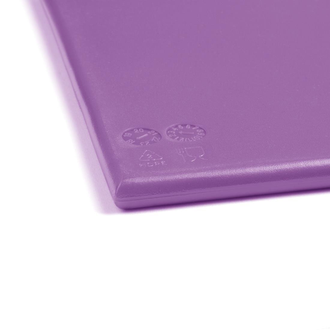 Hygiplas High Density Chopping Board Purple - 600x450x12mm - FX103