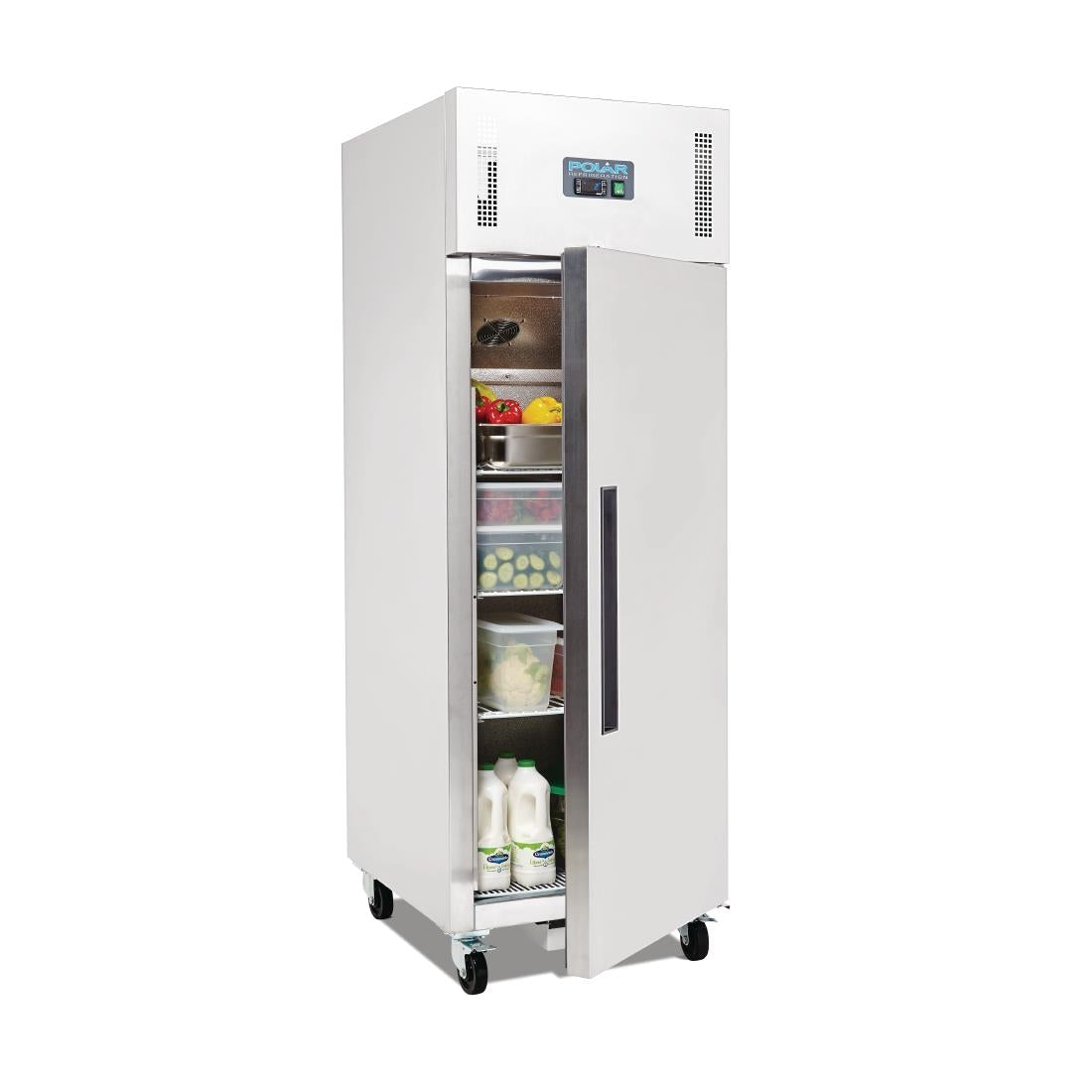 Polar G-Series Upright Fridge Stainless Steel 600Ltr - DL893-A