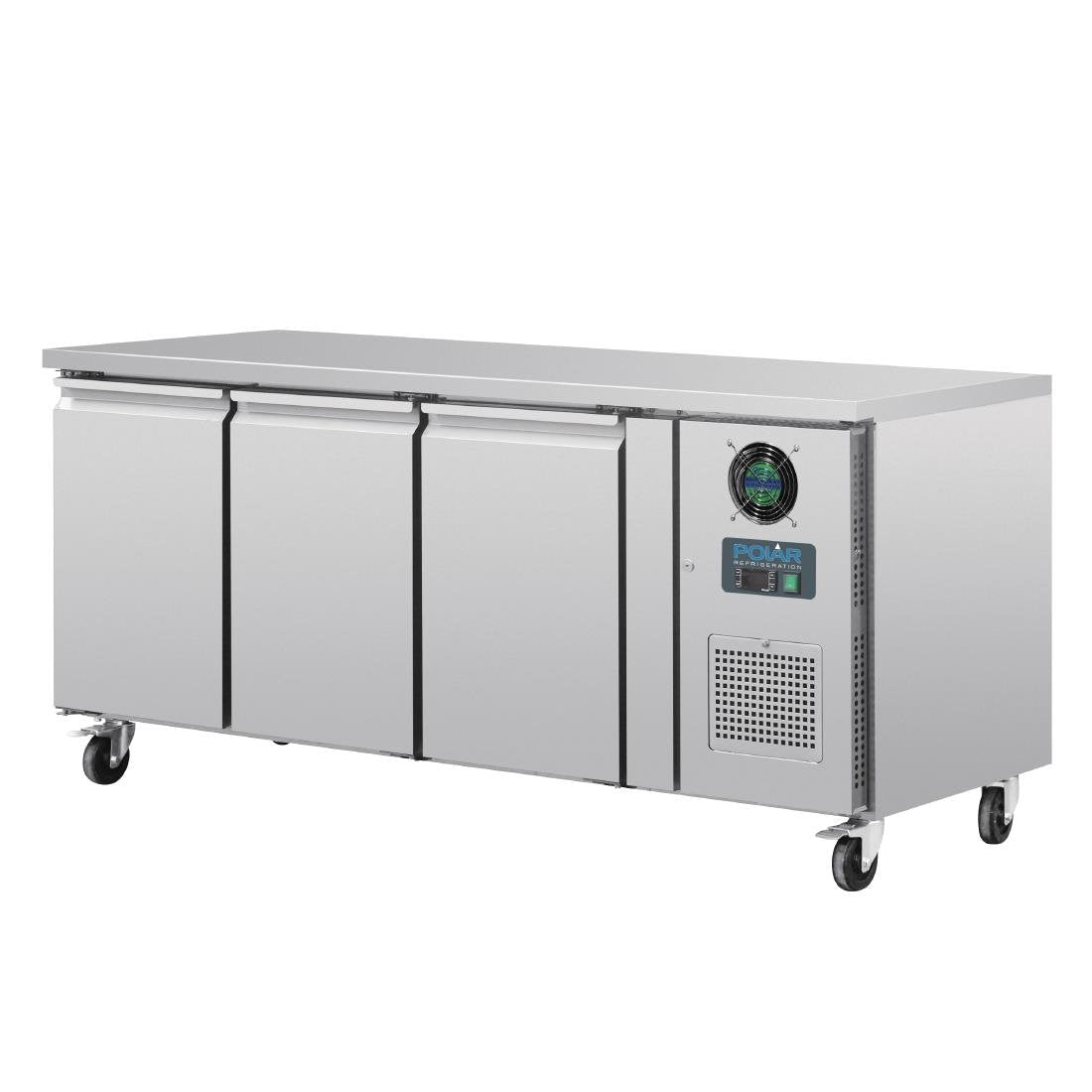 Polar U-Series 3 Door Counter Freezer 417Ltr - G600-A
