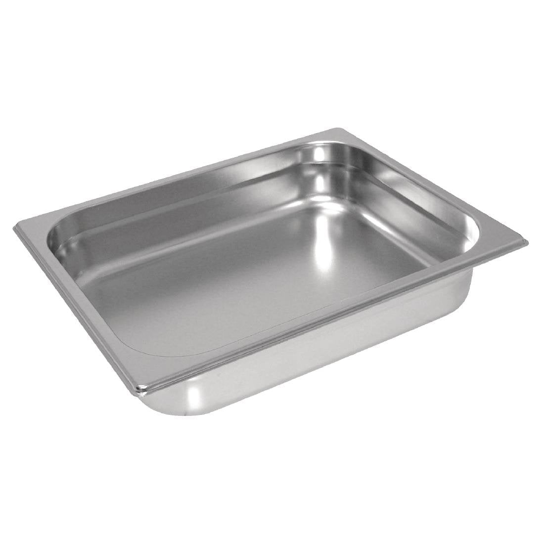 Vogue Stainless Steel Heavy Duty 1/2 Gastronorm Tray 40mm - GC968
