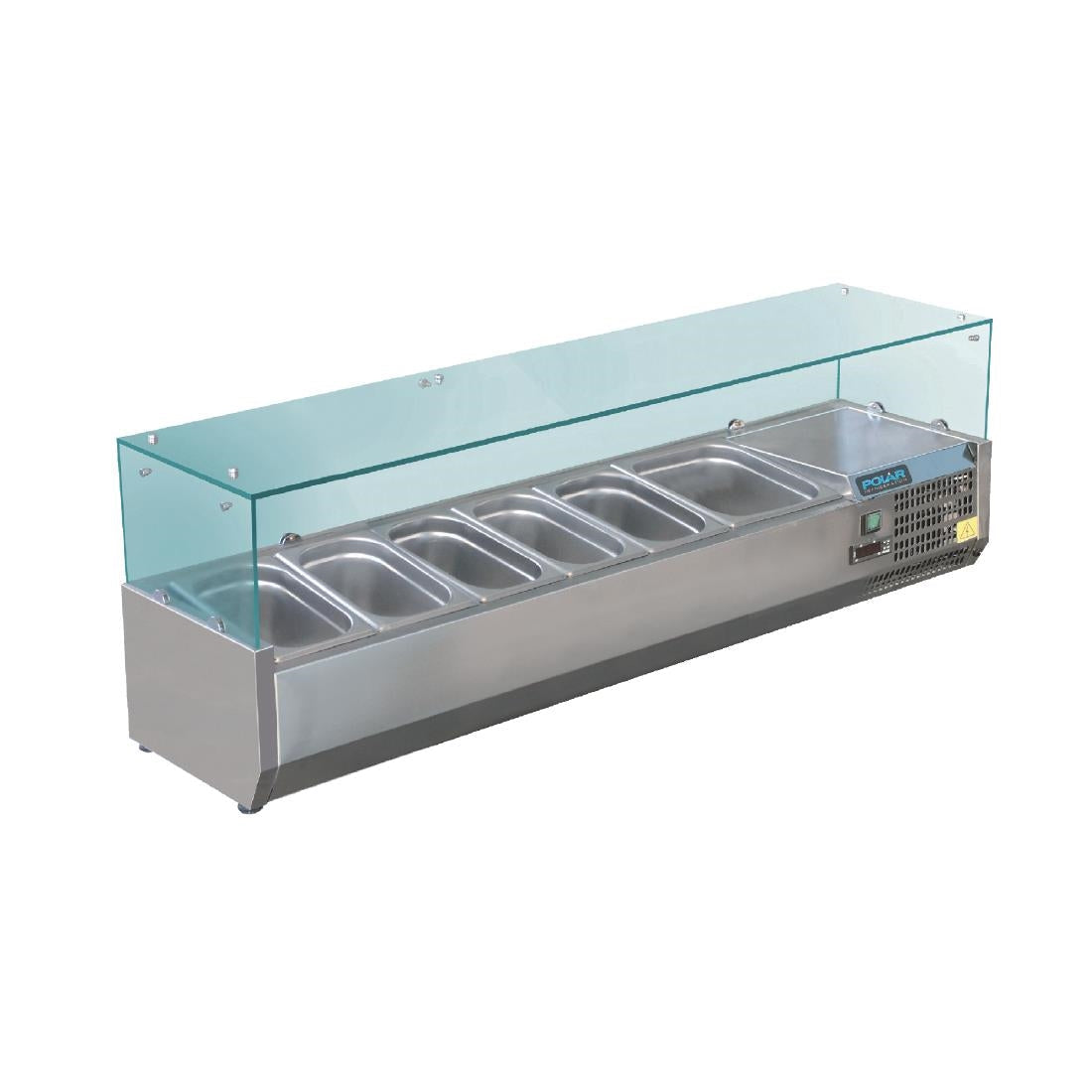 Polar G-Series Countertop Prep Fridge 5x 1/3GN & 1x 1/2GN - GD876-A
