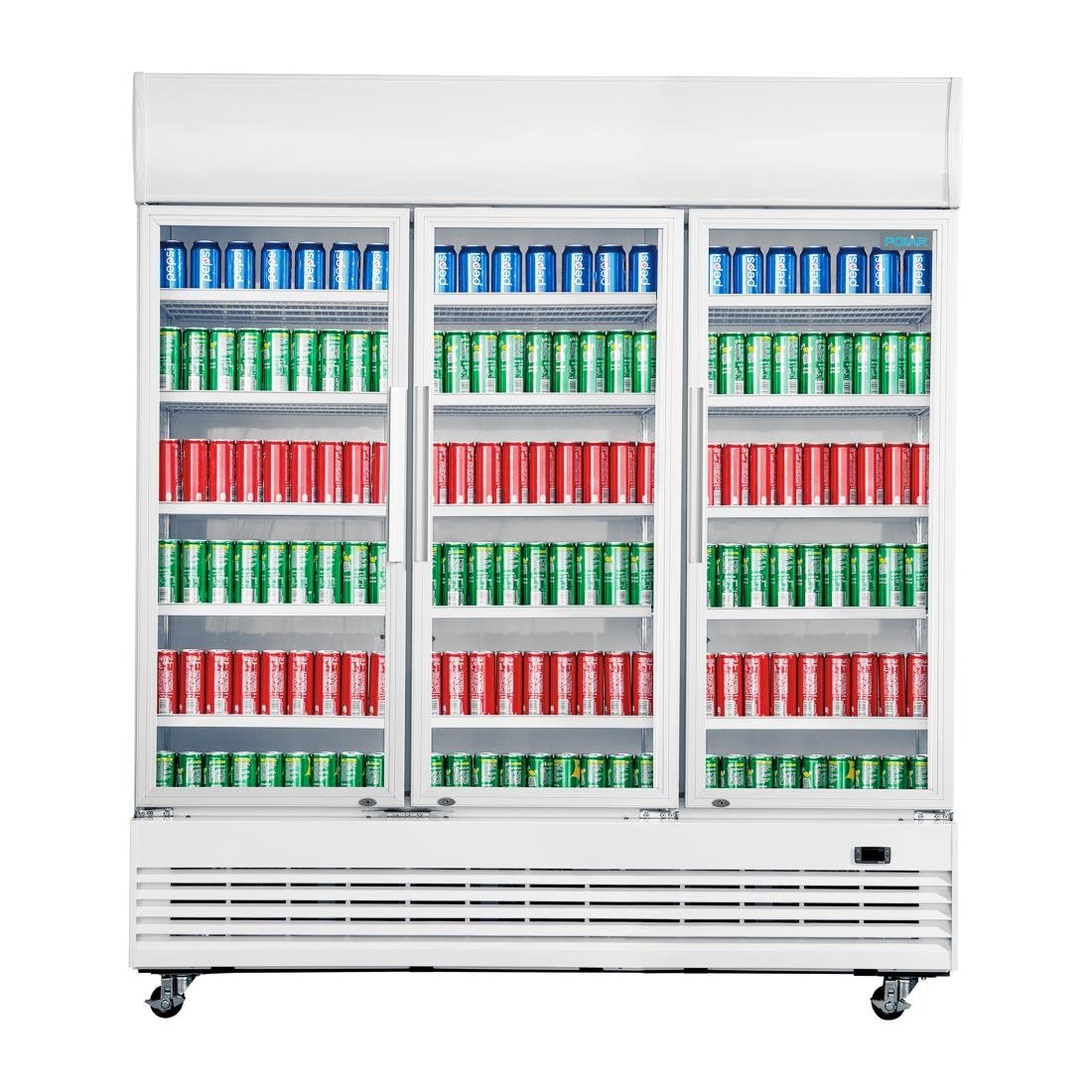 Polar G-Series Triple Door Upright Display Chiller - GE769-A