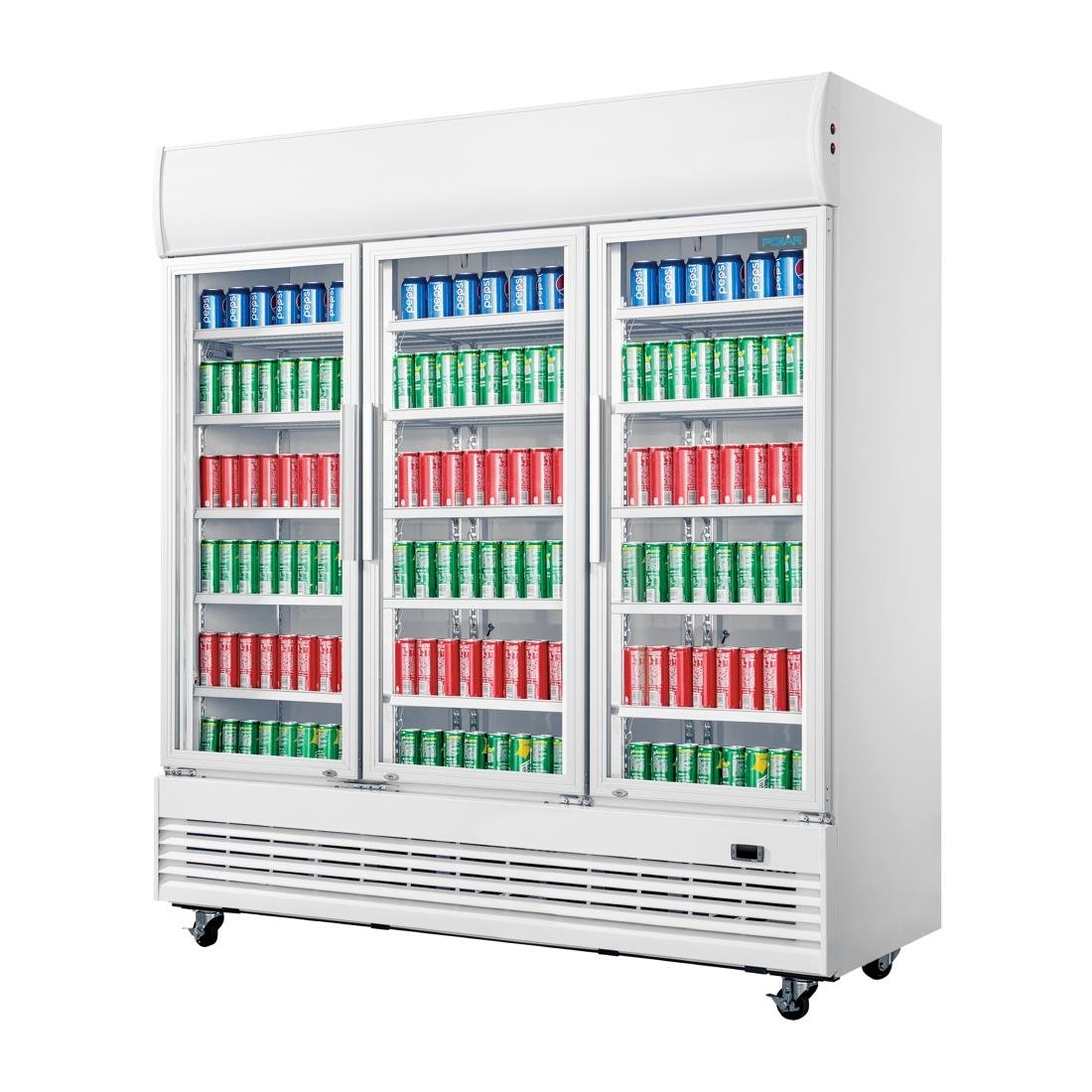 Polar G-Series Triple Door Upright Display Chiller - GE769-A