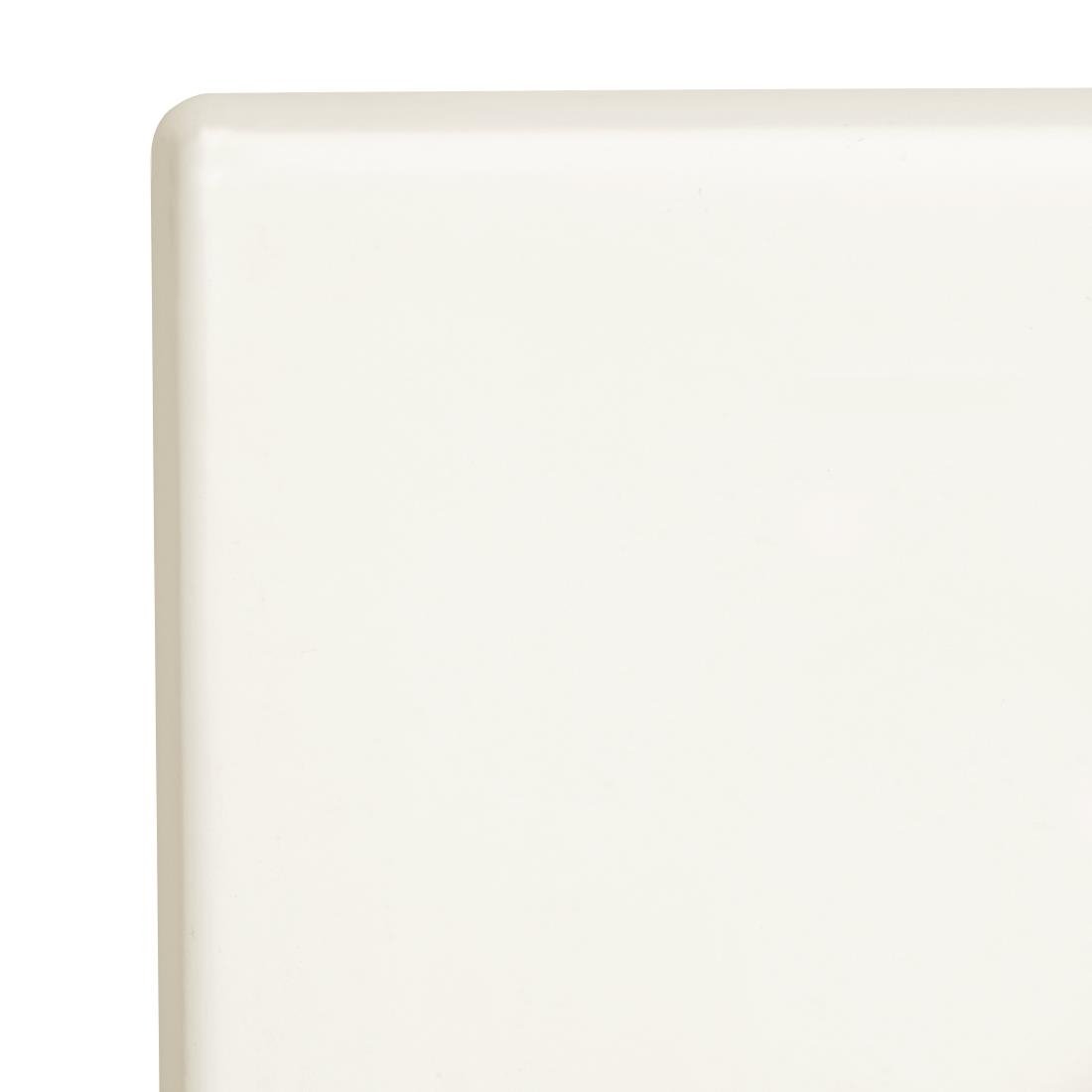 Bolero Square Table Top White 700mm - GG641