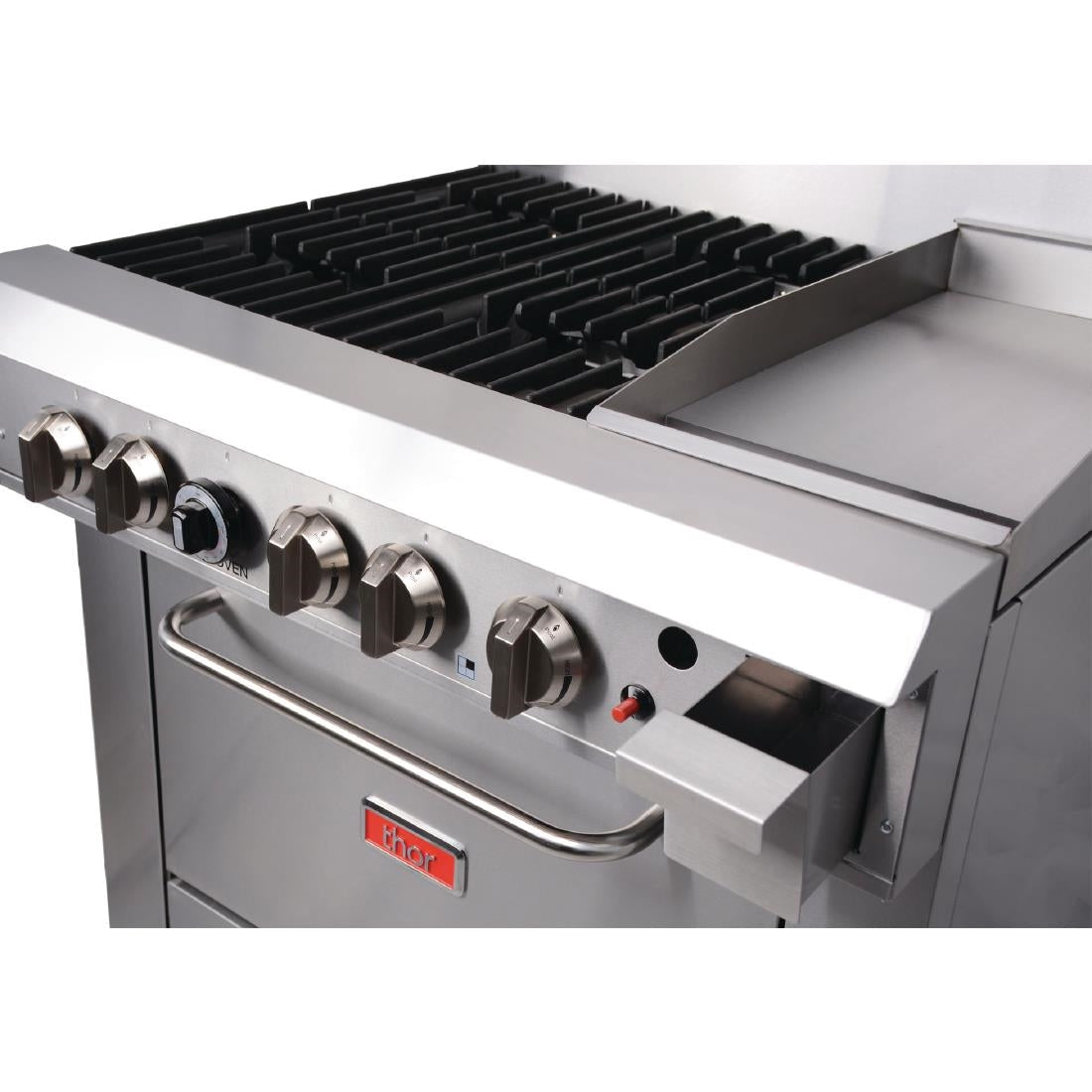 Thor 4 Burner Propane Gas Oven Range with Griddle Plate - GH102-P