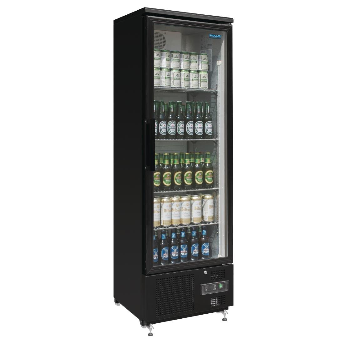 Polar G-Series Upright Back Bar Cooler with Hinged Door 307Ltr - GJ447-A