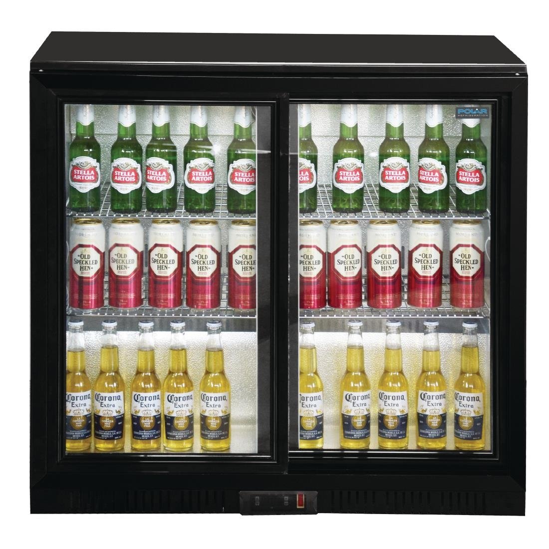 Polar G Series Counter Back Bar Cooler with Sliding Doors 208Ltr - GL003-A