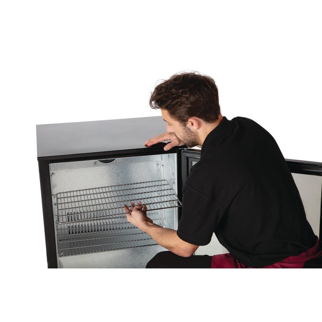 Polar G-Series Under Counter Back Bar Cooler with Hinged Door 128Ltr - GL011-A